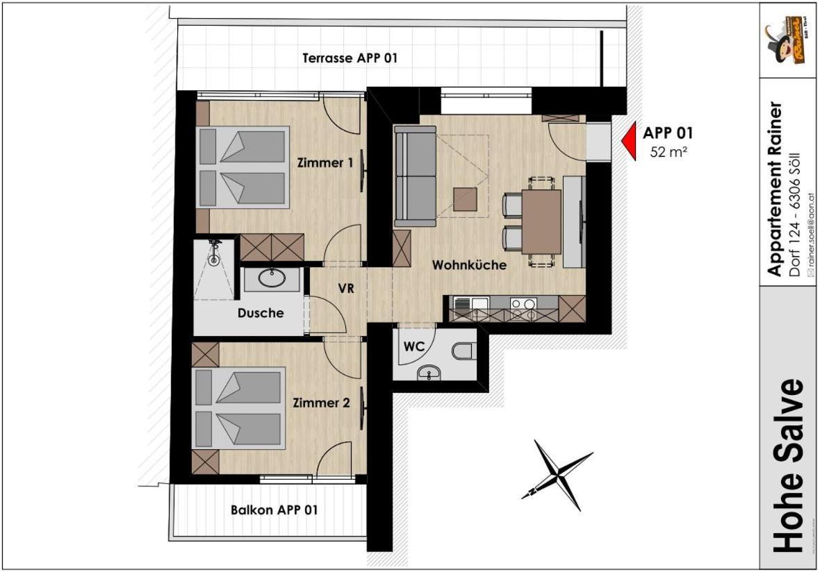 Apartment Rainer - Mittendrin Soll Bagian luar foto