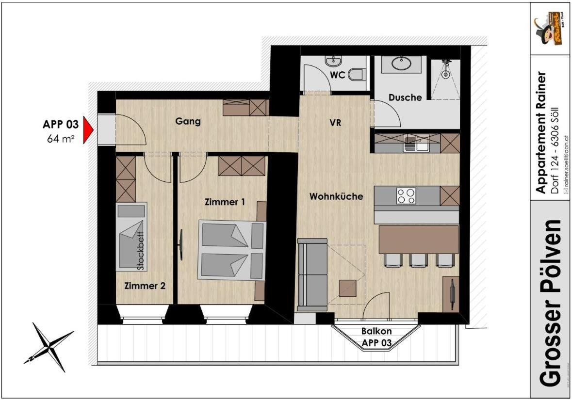 Apartment Rainer - Mittendrin Soll Bagian luar foto